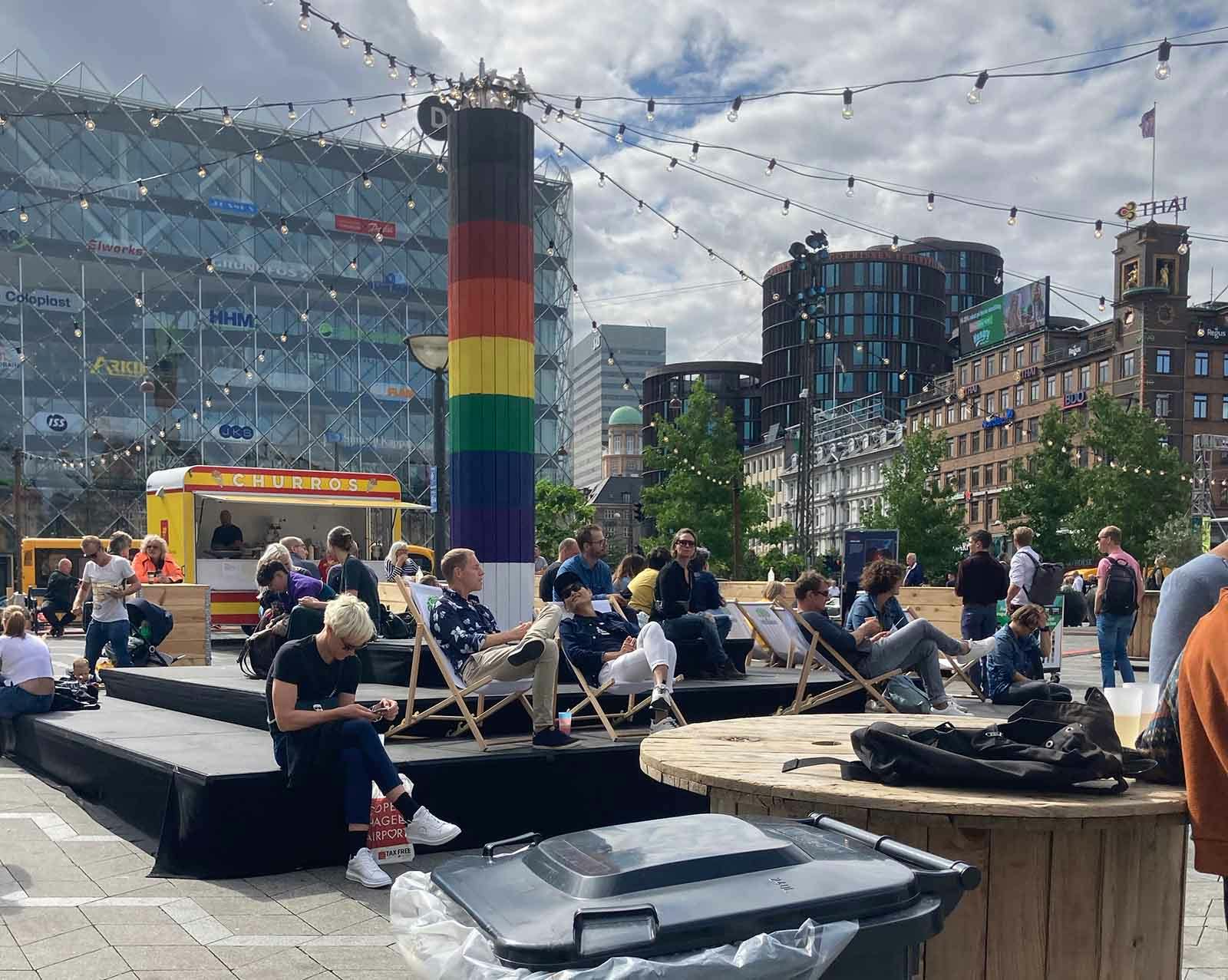Afslapningsområde ved World Pride i København